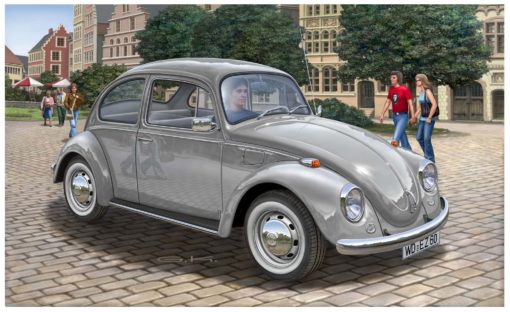 Revell VW Beetle Limousine 1968-pienoismalli setti - Image 5