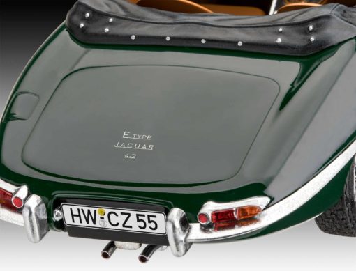 Revell Jaguar E-Type Roadster avoauto 1:24-pienoismalli - Image 6