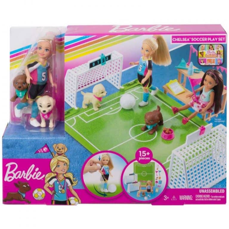 Barbie Chelsea jalkapalloleikkisetti