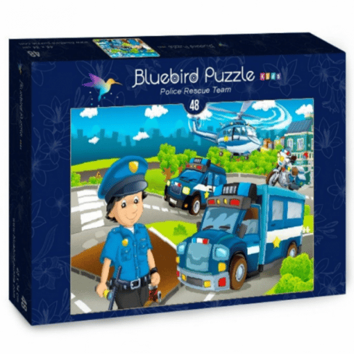 Palapeli 48 palaa poliisin pelastustiimi Bluebird Puzzle