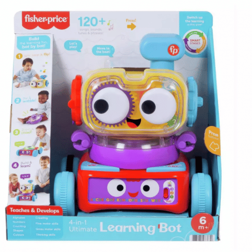 Fisher-Price Build A Bot opettava robotti 4 in 1