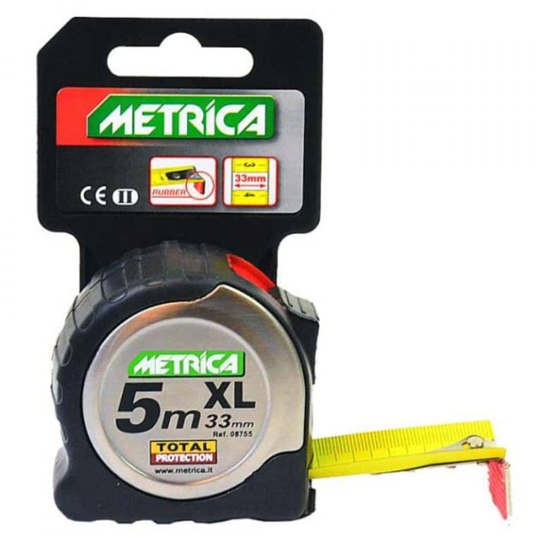 Rullamitta 5 m 33 mm, Metrica