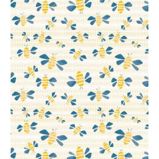 140 cm Vahakangas Let It Bee Mosaic Blue