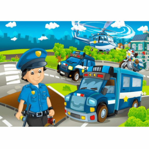 Palapeli 48 palaa poliisin pelastustiimi Bluebird Puzzle - Image 2