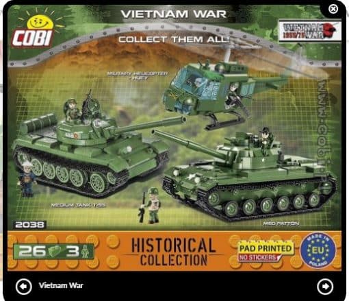 Cobi sotilaat 3 kpl Vietnam 2038 - Image 2