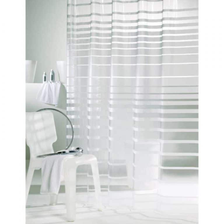 Suihkuverho Kirkas Valkoinen Screen 180 x 200 cm