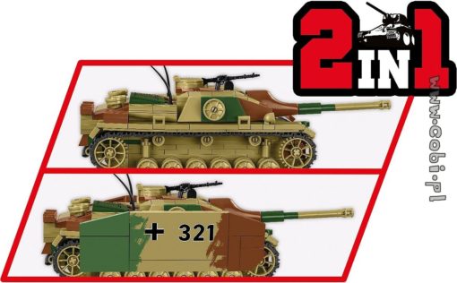 Cobi Tankki Sturmgeschutz Iii Ausf 2285 - Image 6