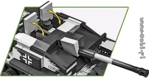 Cobi tankki 2286 Stug III F/8 & Flamm - Image 5