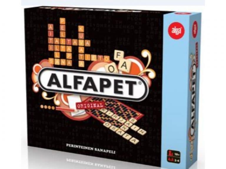 Alfapet sanapeli -lautapeli Alga