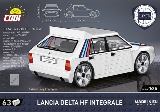 Cobi Lancia Delta 1987 Integrale 24509 - Image 6