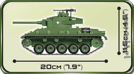 Cobi tankki M24 Chaffee 2543 - Image 10