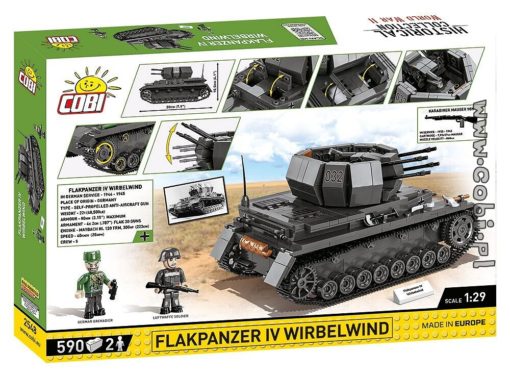 Cobi tankki Flakpanzer IV Wirbelwind - Image 13