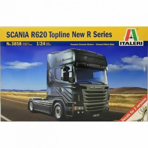 Italeri Scania R620 Topline kuorma-auto 3858 koottava pienoismalli - Image 9