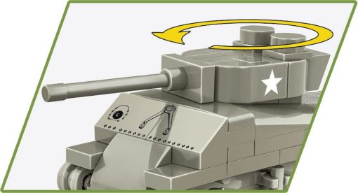 Cobi tankki 1:72 m4a3 Sherman 3089 - Image 6