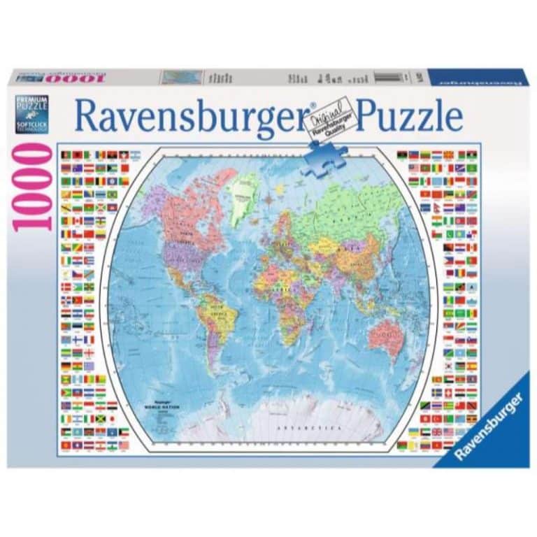 Palapeli 1000 palaa Kartta Ravensburger