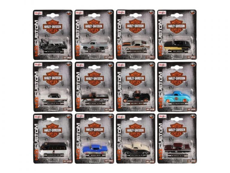Maisto auto 1:64 Harley Davidson, erilaisia - Image 2