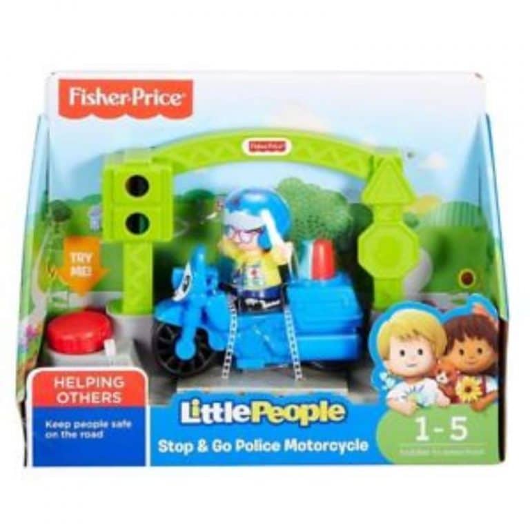 Fisher-Price ajoneuvo poliisimopo Little People