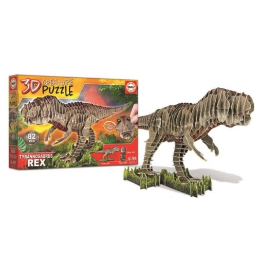 3D Palapeli 82 palaa dino T-Rex Educa - Image 3