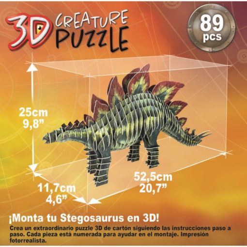 3D Palapeli 89 palaa dino Stegosaurus Educa - Image 2