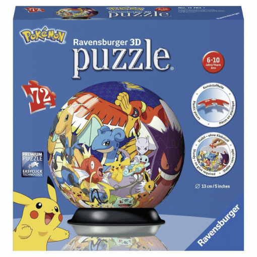 3D Palapelipallo 72 Pokemon