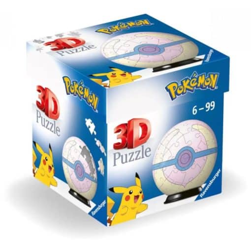 3D palapelipallo Pokemon 55 palaa pastellin värinen Ravensburger