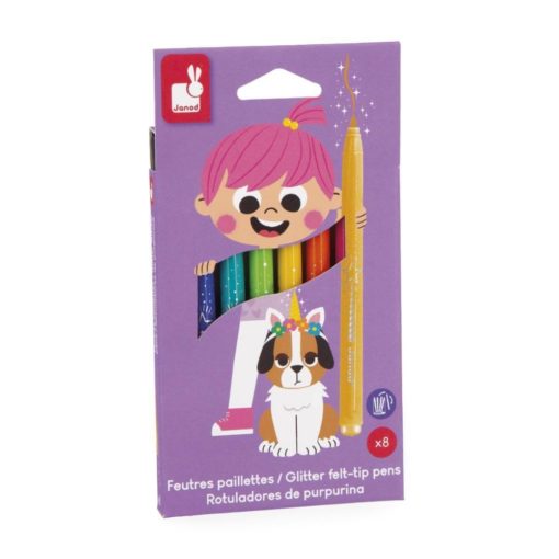 Tussi 8 kpl glittertusseja Janod