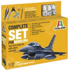 Italeri Complete Modeling Set F-16C/D Ni