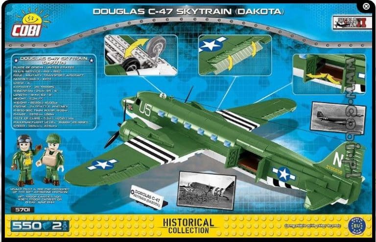 Cobi Lentokone Douglas C-47 Skytrain - Image 8