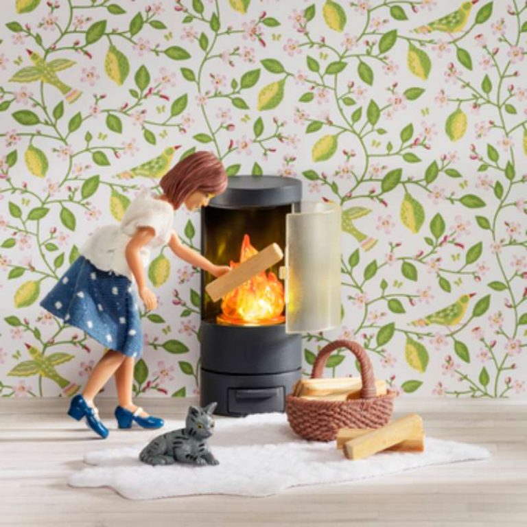 Lundby nukkekodin takkasetti - Image 5