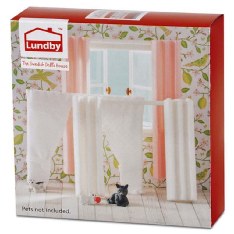 Lundby nukkekodin verhot 3 kpl - Image 2