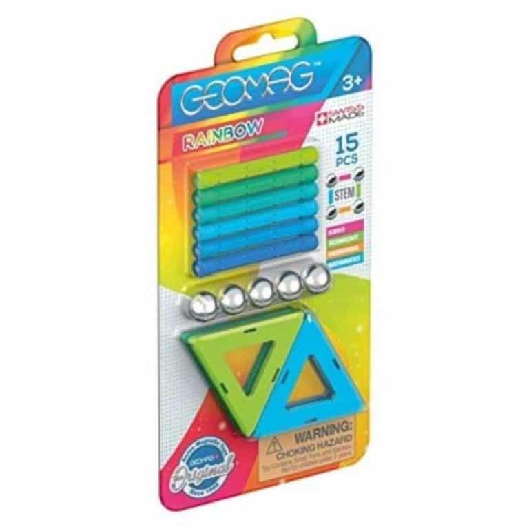 Geomag Rainbow sininen/vihreä rakennussarja 15