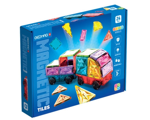 Geomag Magnetic Tils Gems Ajoneuvot 24 O