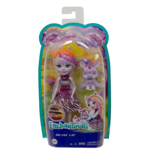 Enchantimals Zadie Zebra & Ref