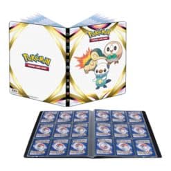 kansio, jonka jokaiselle sivulle mahtuu 9 Pokémon-korttia