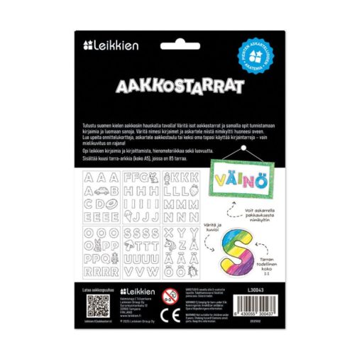 Aakkostarrat Leikkien
