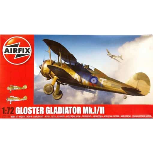 Airfix Gloster Gladiator Mk.I/II 1:72 koottava pienoismalli