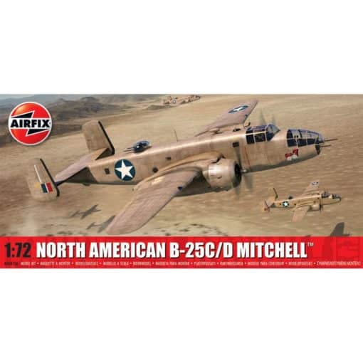 Airfix North American B-25C/D Mitchell 1:72 koottava pienoismalli