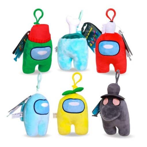Among Us clip on plush-pehmo klipsillä 13 cm erilaisia