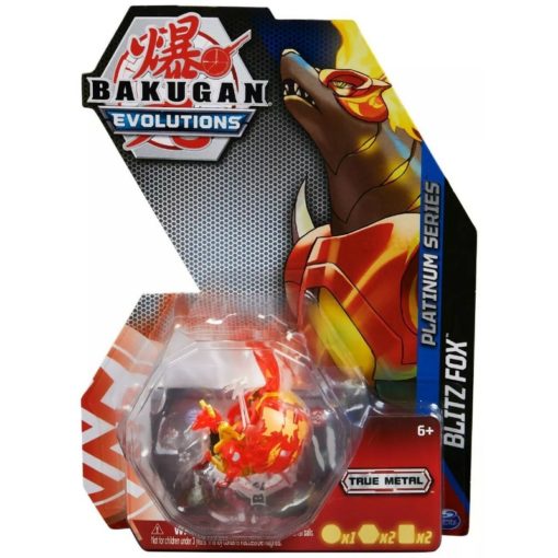 Bakugan Evolutions Blitz Fox punainen metal