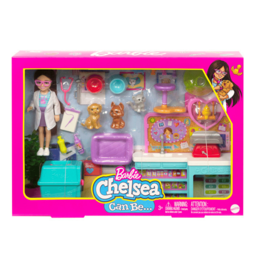 Barbie Chelsea Eläinlääkäri Leikkisetti