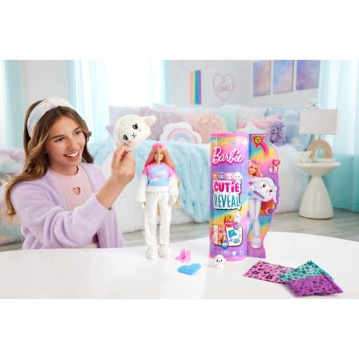 Barbie Cutie Reveal lammas-nukke - Image 4