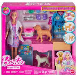 Barbie Eläinlääkäriasema ja eläinlääkärinukke