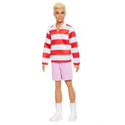 Alternative view of Barbie Ken Fashionista 241 – Raidallinen paita ja vaaleanpunaiset shortsit