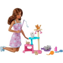 Barbie Kissa Leikkisetti