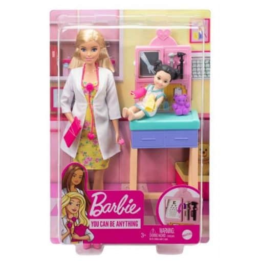Barbie lastenlääkäri ja tyttö