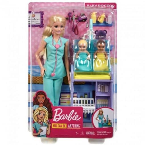 Barbie lastenlääkäri & kaksoset vaalea