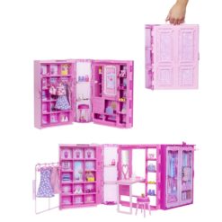 Barbie & vaatekaappi Dream Closet