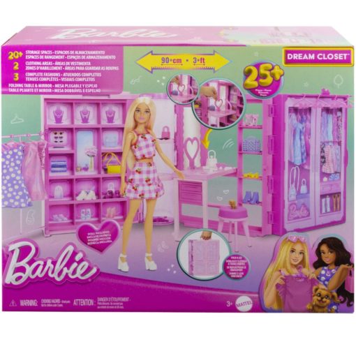 Barbie & vaatekaappi Dream Closet