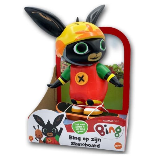 Bing skeittaava pupu Bing 18 cm