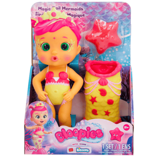 Bloopies Magic Tail Mermaids merenneito Luna